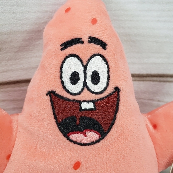 TY Patrick Star SpongeBob SquarePants Original Beanie Babies 7 Inch 2004 Tags - Picture 2 of 9